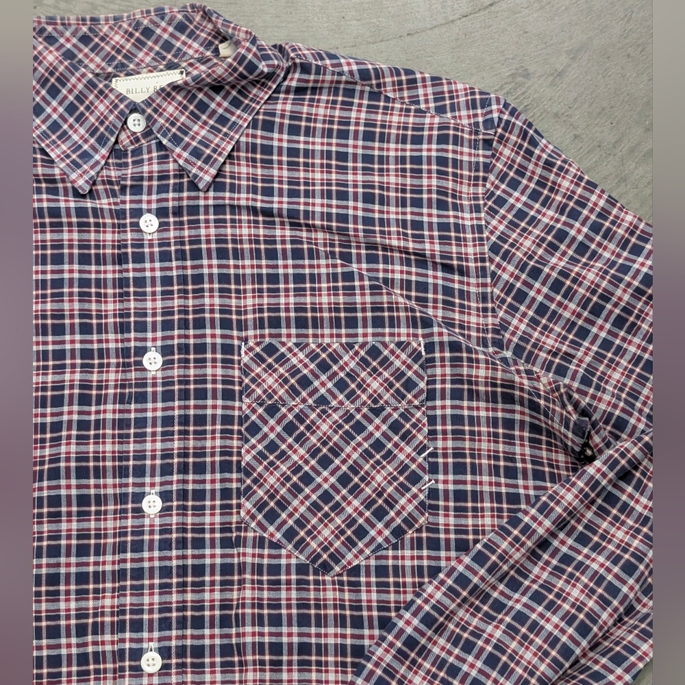 Billy Reid Plaid Men's Shirt